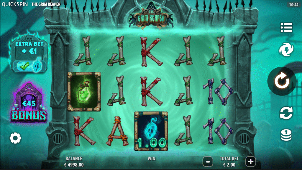 The Grim Reaper credit card slot 
